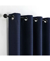 Kate Aurora 1 Piece Hotel Room Darkening Grommet Top Window Curtain Panel