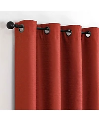 Kate Aurora 1 Piece Hotel Room Darkening Grommet Top Window Curtain Panel