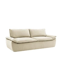 Hulala Home Enrique Modern 90"W Oversized Compressed High-density Foam Sofa and No Assembly Needed