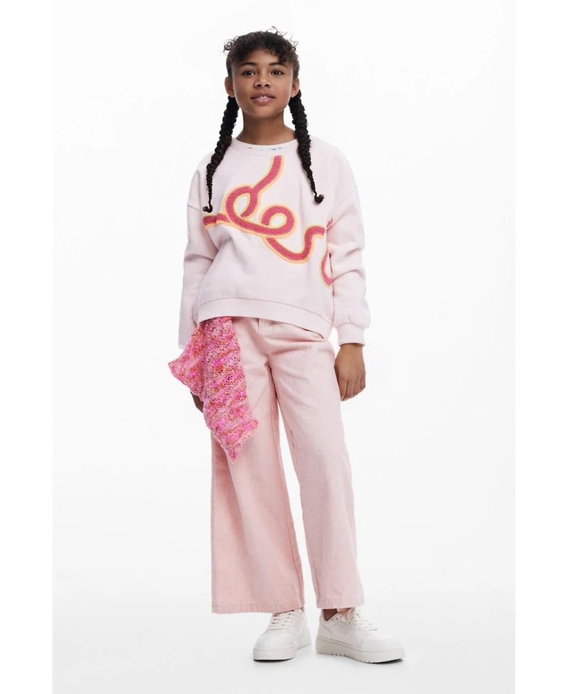 Desigual Girls's Loop logo Sweatshirt