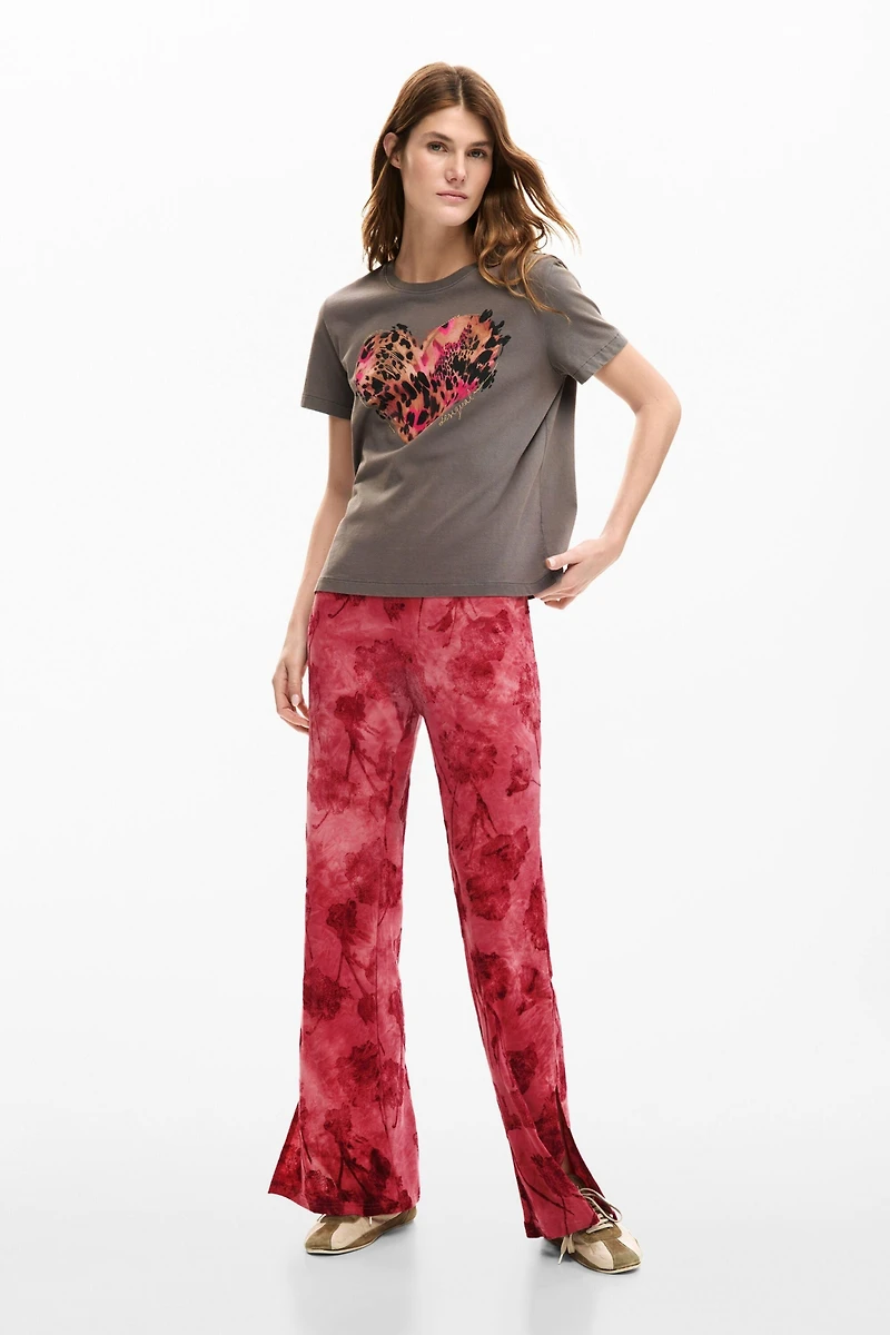 Desigual Women's Embroidered flower trousers