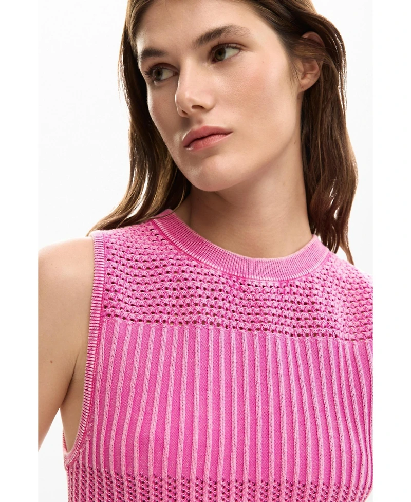 Desigual Women's Crochet T-shirt