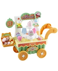Sugift Ice Cream Cart with 27 Pc Accessories & Money, Sound/Light