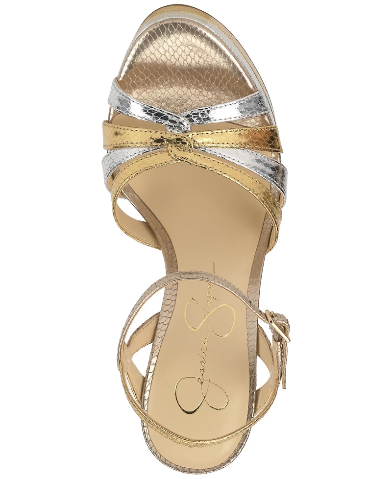 Jessica Simpson Women's Itzari Strappy High-Heel Platform Sandals