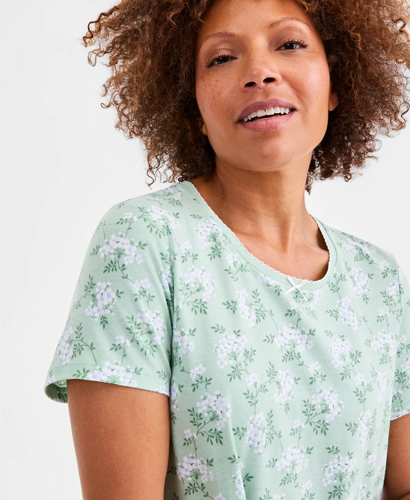 Charter Club Women's Short-Sleeve Sleepshirt, Macy's Exclusive