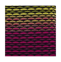 Pre-Owned Missoni Multicolor Perforated Knit Ruffle Detail Shift Dress