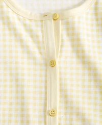 Charter Club Women's 2-Pc. Cotton Printed Cropped Pajamas Set, Created for Macy's