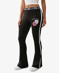 True Religion Women's Velour Bootcut Track Pants