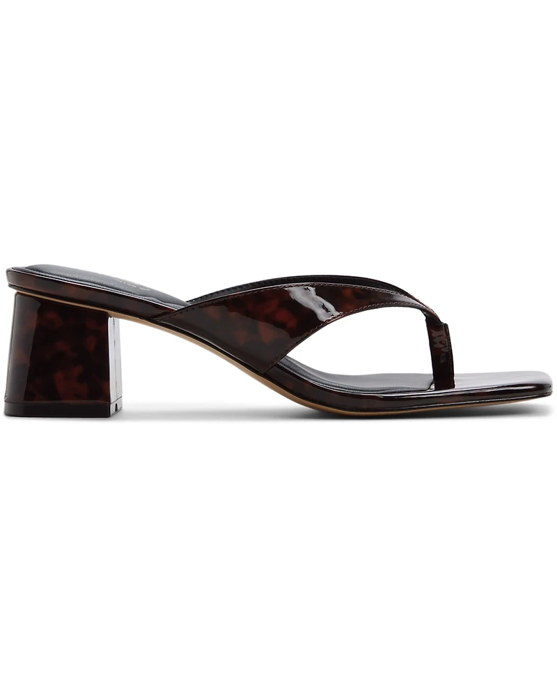 Aldo Women's Antonina Thong Square Toe Dress Sandals