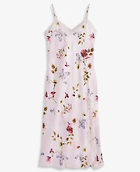 I.n.c. International Concepts Women's Lace-Trim Satin Nightgown