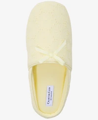 Charter Club Women's Eyelet Round-Toe Slippers, Macy's Exclusive