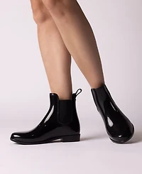 Journee Women's Drizzle Waterproof Round Toe Rain Comfort Ankle Boots