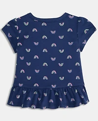 First Impressions Baby Girls' (3-24) Rainbow Peplum T-Shirt, Macy's Exclusive