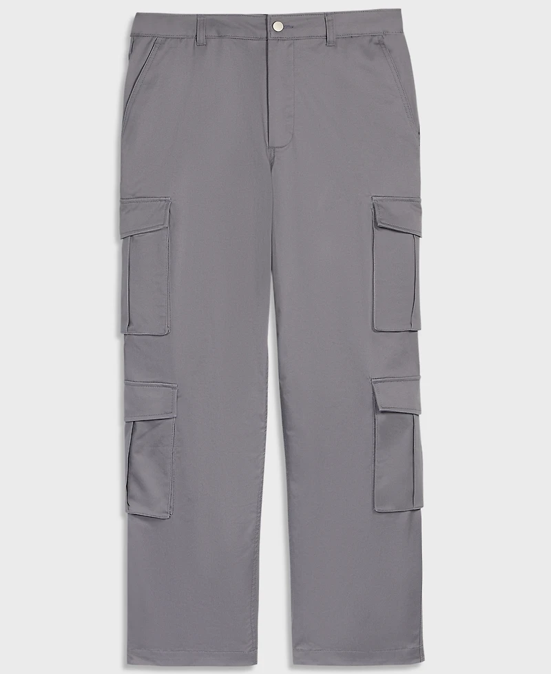 Mode of One Men's Relaxed-Fit Stretch Twill Cargo Pants, Macy's Exclusive