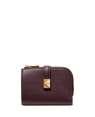 kate spade new york Deco Pebbled Leather Compact Wallet