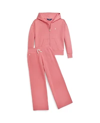 Polo Ralph Lauren Girls' 7-16 Wide-Leg Sweatpants