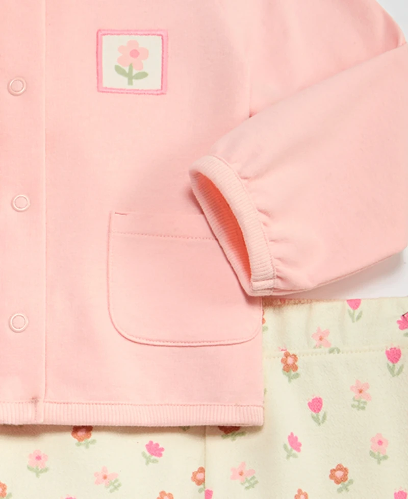 First Impressions Baby Girls' The Garden Three-Piece Set, Macy's Exclusive