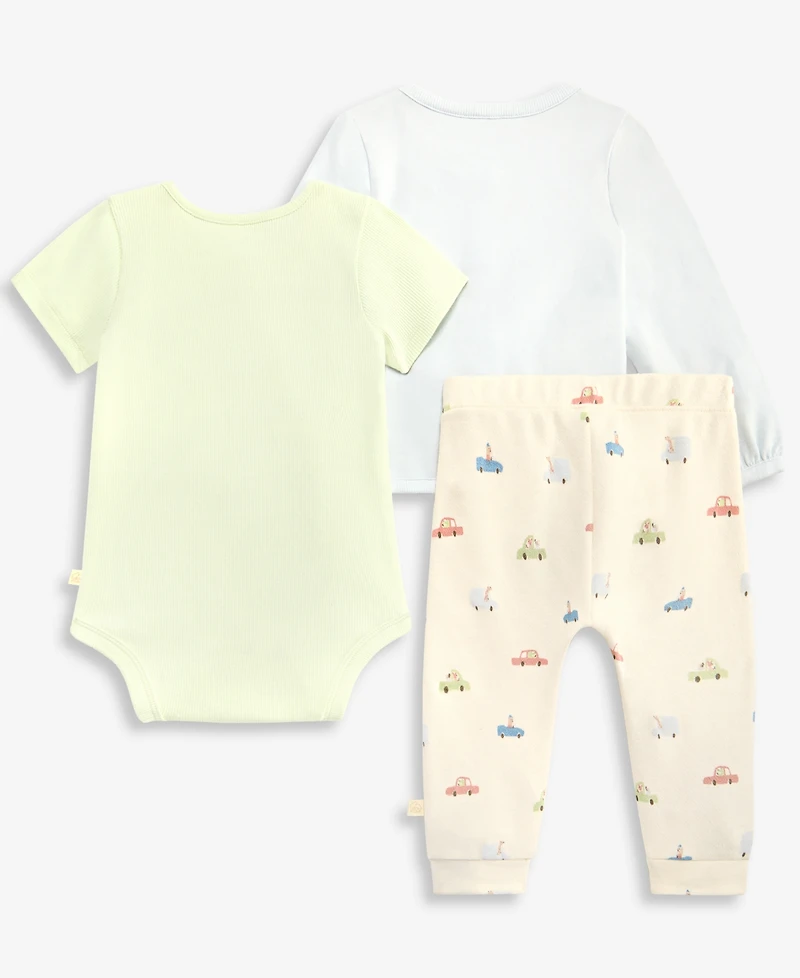 First Impressions Baby Boys' Traffic Patrol Three-Piece Set, Macy's Exclusive