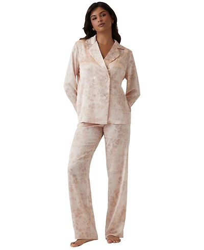 Guess Women's Eco Louise Floral Pj Set
