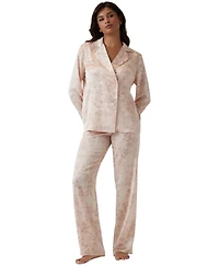 Guess Women's Eco Louise Floral Pj Set