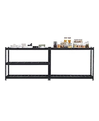 Mecale 5-Tier Storage Shelves, 3000-Lb Capacity, Adjustable Heavy-Duty Utility Rack