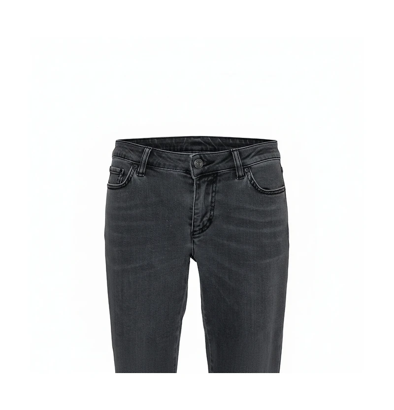 Pre-Owned Dolce & Gabbana Women's Grey Light Washed Slim Fit Jeans