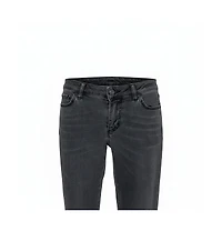 Pre-Owned Dolce & Gabbana Women's Grey Light Washed Slim Fit Jeans