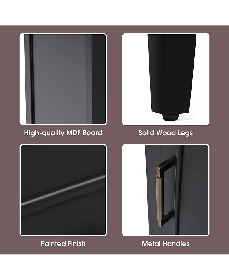 Cesicia 20 in. Bathroom Vanity Cabinet with Sink, Door Shelf Storage and Adjustable Foot Pads, A Drawer