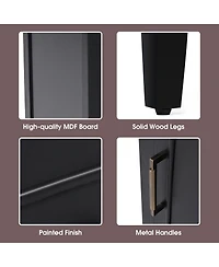 Cesicia 20 in. Bathroom Vanity Cabinet with Sink, Door Shelf Storage and Adjustable Foot Pads, A Drawer