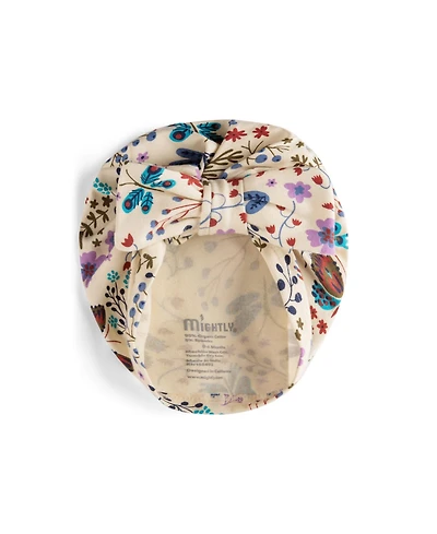 Mightly Baby Girls Fair Trade Organic Cotton Bow Turban