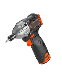 Mecale 12V Brushless 1/4" Impact Driver Kit, 3000 Rpm Max, Battery & Charger, 20 Bits, Led Work Light, Cordless Impact Driver