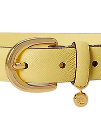Lauren Ralph Charm Leather Belt