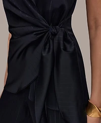 Donna Karan New York Women's Pinstripe Sleeveless Top