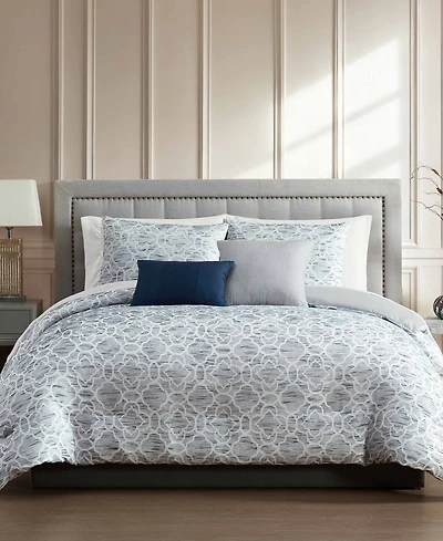 Macy's Benton Geometric 9-Pc. Comforter Set, Queen