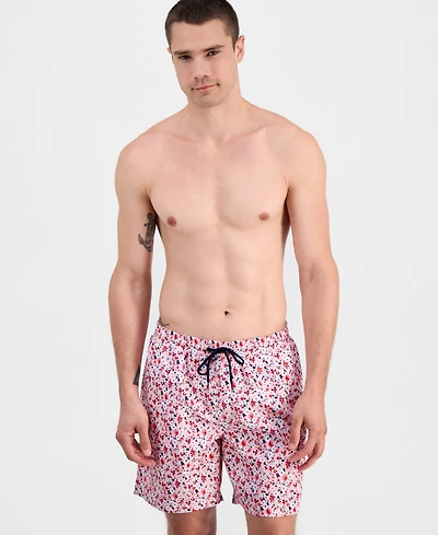 Club Room Men's Azula Floral Swim Trunks, Macy's Exclusive