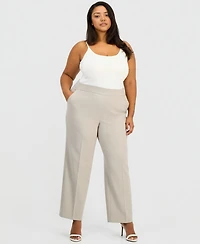 Anne Klein Plus High Rise Pull-On Pants