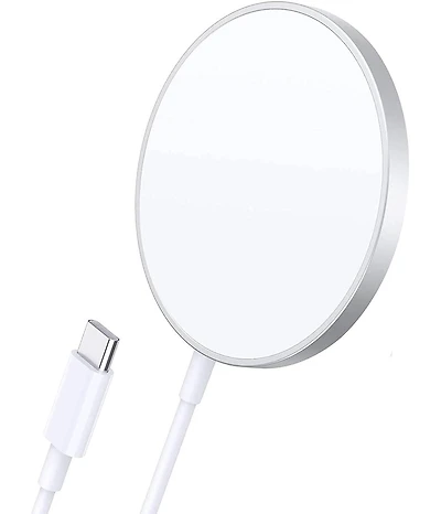Risokeys Magnetic Wireless Charger | 15W Magnetic Charging Pad with Built-in 3-Foot Usb-c Cable for Charging iPhone 12/12 Pro / 12 Pro Max / 12 Mini
