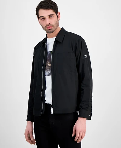 Hugo by Boss Men's Evalom Long-Sleeve Overshirt