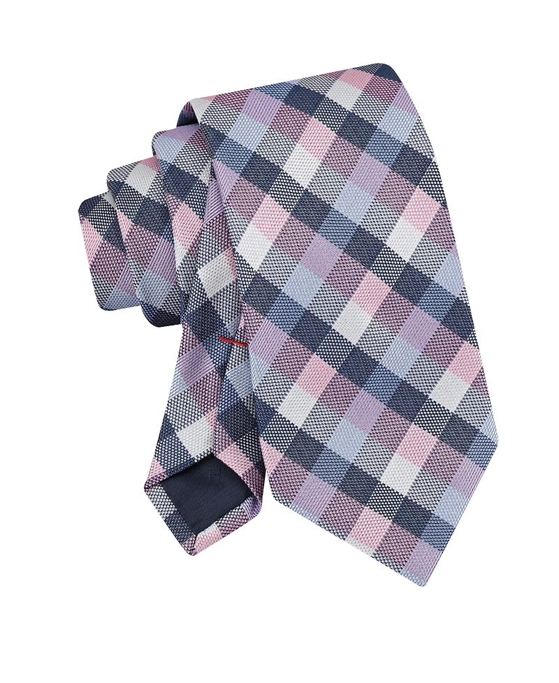 Tommy Hilfiger Men's Holden Seasonal Plaid Pattern Tie