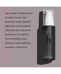 Hims & Hers Glide: Premium water-based lubricant with aloe, green tea, and hemp seed. No sticky residue, hydrating, pH balanced, no parabens