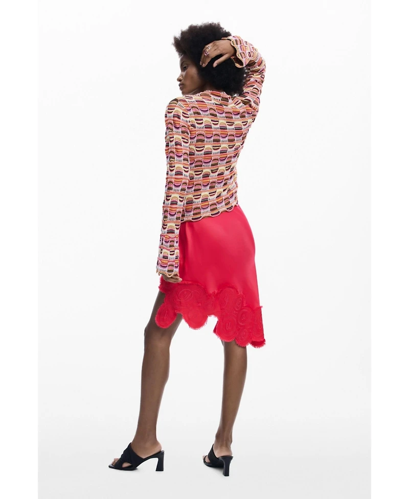 Desigual Women's Colorful knit sweater