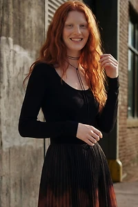 Desigual Women's Fitted midi dress