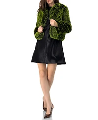 Ivonne Women's Ivonn Faux Fur Short Coat