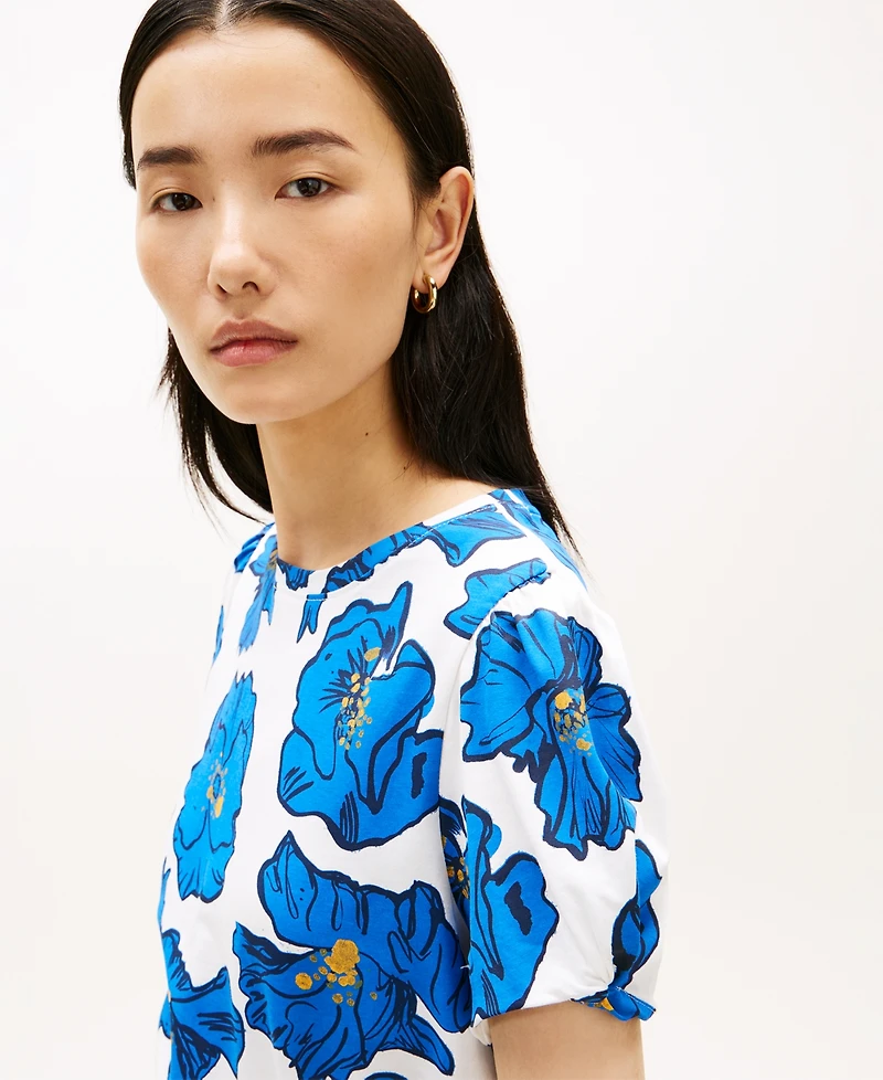 Tommy Hilfiger Women's Printed Crewneck Top