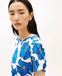 Tommy Hilfiger Women's Printed Crewneck Top