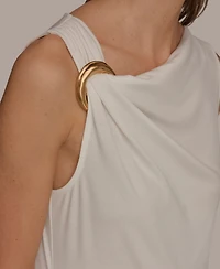 Donna Karan New York Women's Cowl Neck Top