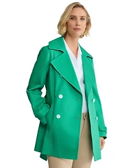 Jones New York Women's Double Breasted Trench Coat