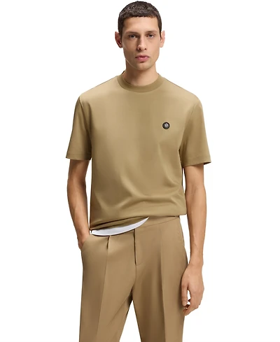 Boss by Hugo Men's Mercerized-Cotton Double B Monogram T-Shirt