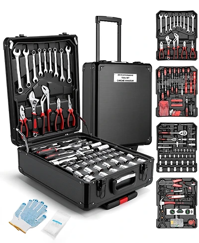 Inolait 130 Piece Home Household Tools Kit