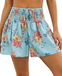 Cupshe Women's Sailing the Cays Floral Shorts